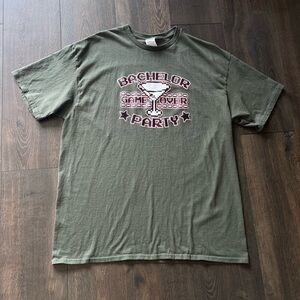NWOT Game Over Bachelor Party Tee